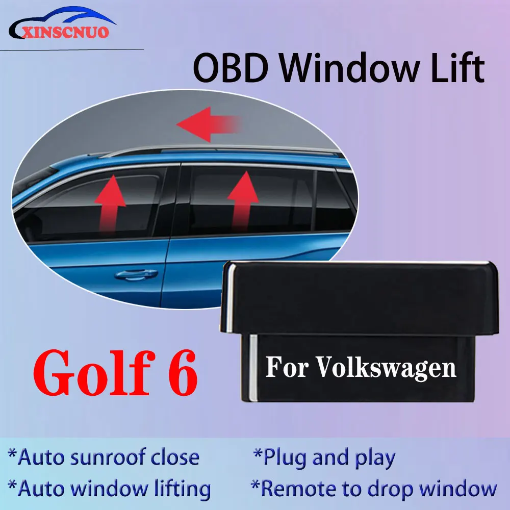 Auto Window Closer For Volkswagen VW Golf 6 / Golf 7 2011-2014 Vehicle Glass OBD Automatic Sunroof Open plug and play