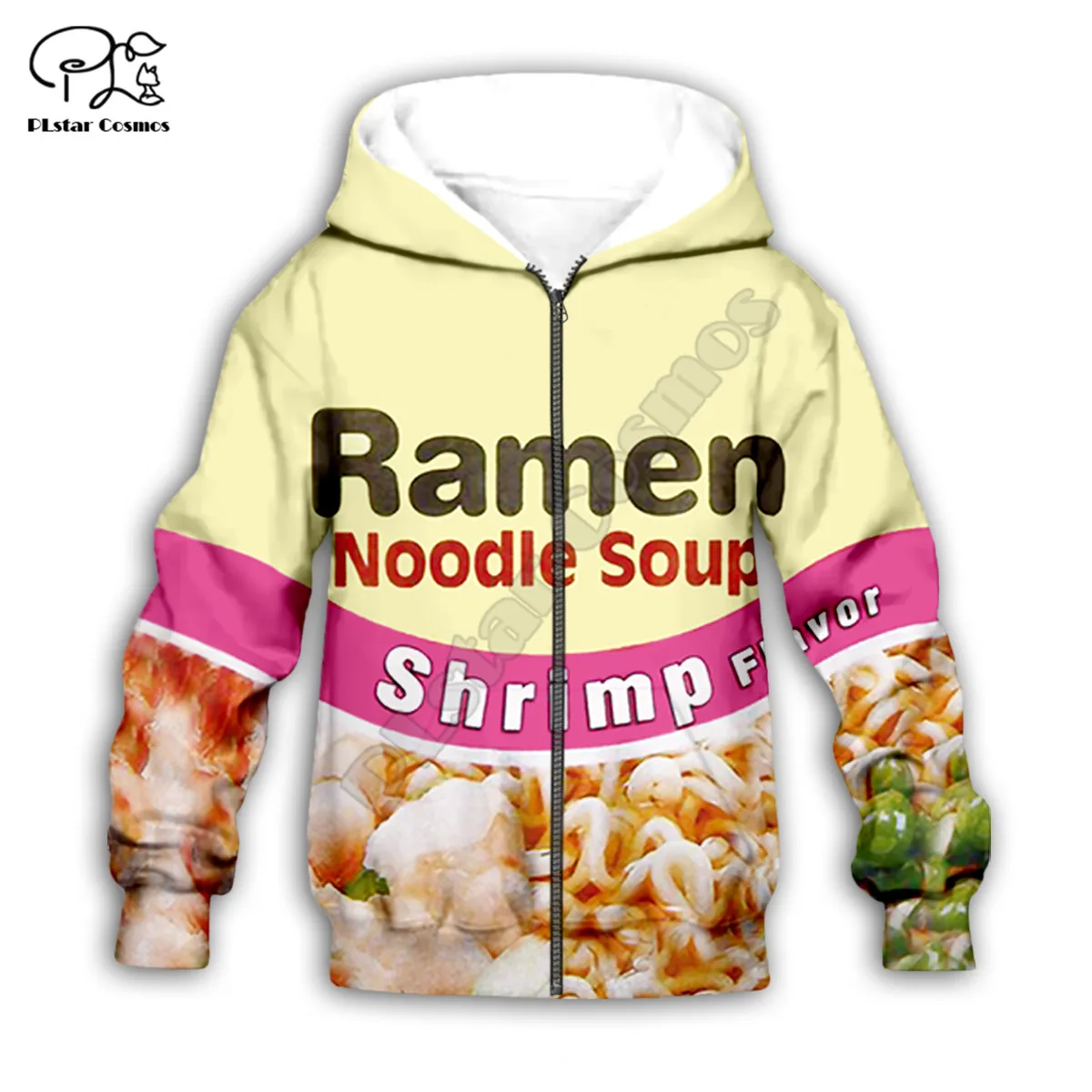 cartoon cosplay Ramen costumes 3d Hoodies Children zipper coat Long Sleeve Pullover Sweatshirt Tracksuit Hooded/pants/family