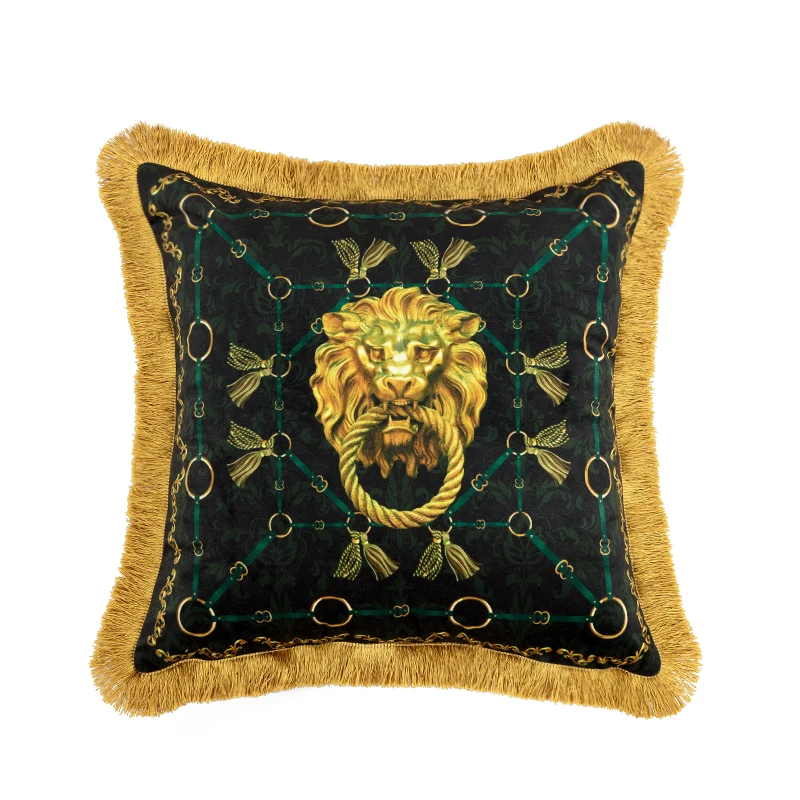 Diphylleia Deluxe Leopard Pillow Case Velvet Textured Superior Quality Authentic Retro Pillow Covers Luxury Coussins 45x45cm