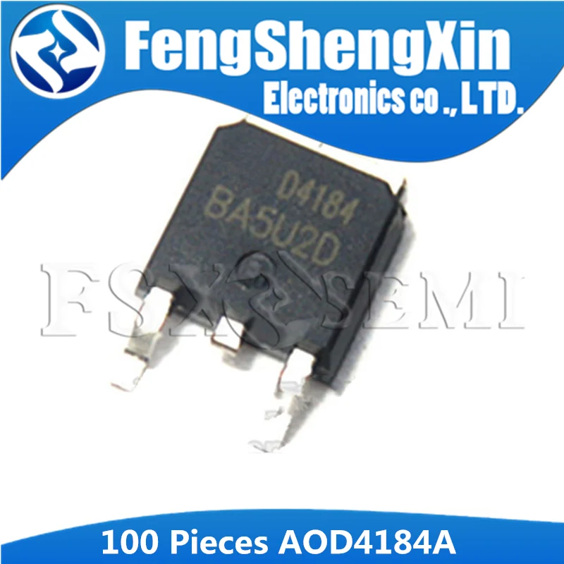 

100pcs/lot AOD4184A TO-252 D4184A AOD4184 D4184 MOSFET