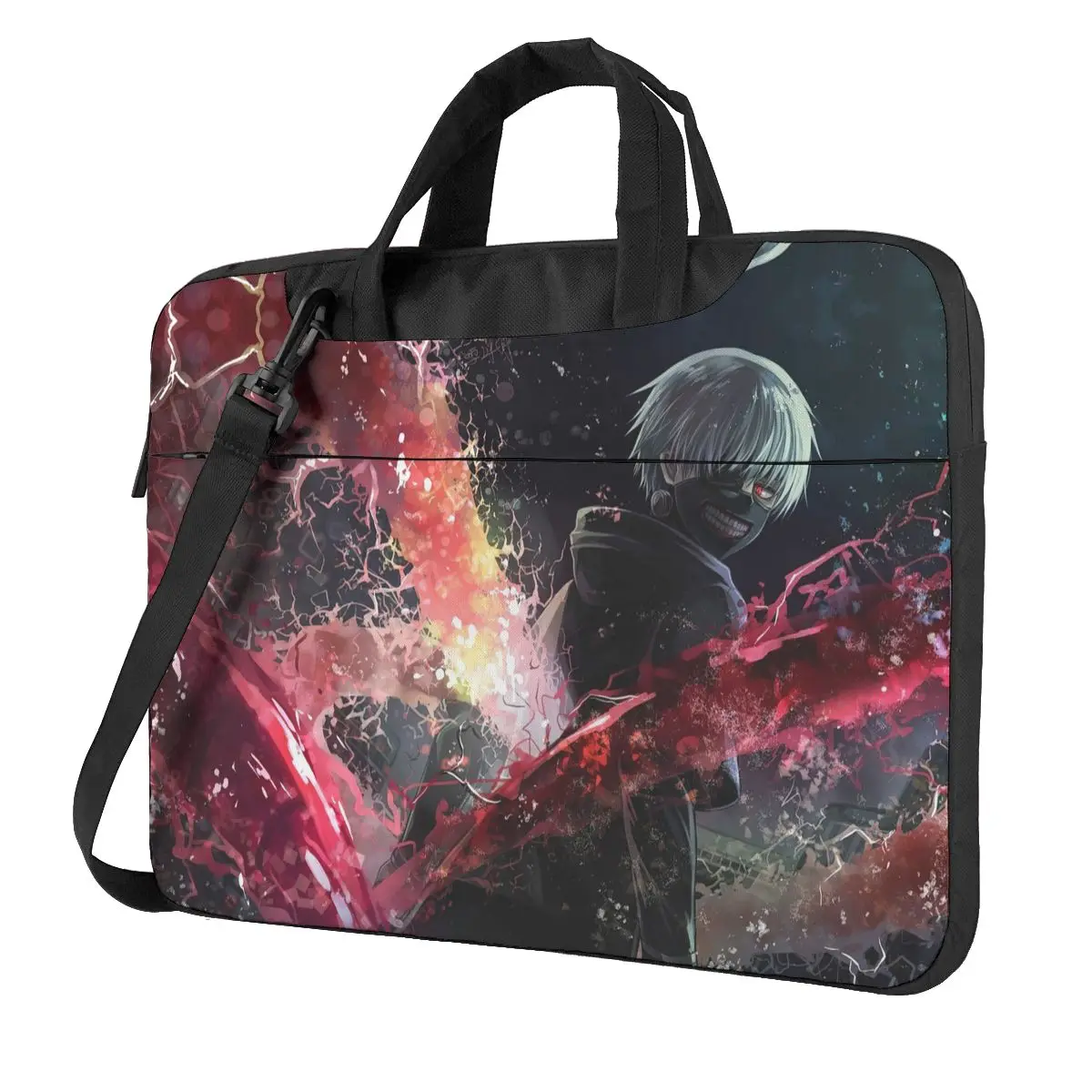 

Anime - Tokyo Ghoul Laptop Bag Case Protective Vintage Computer Bag Bicycle Crossbody Laptop Pouch