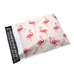 Roze Verzending Mailing Zakken Flamingo Plastic Envelop Tas Zelf-Seal Zelfklevende Koerier Opslag Gift Zakken Pe Mailing Cartoon Zakken