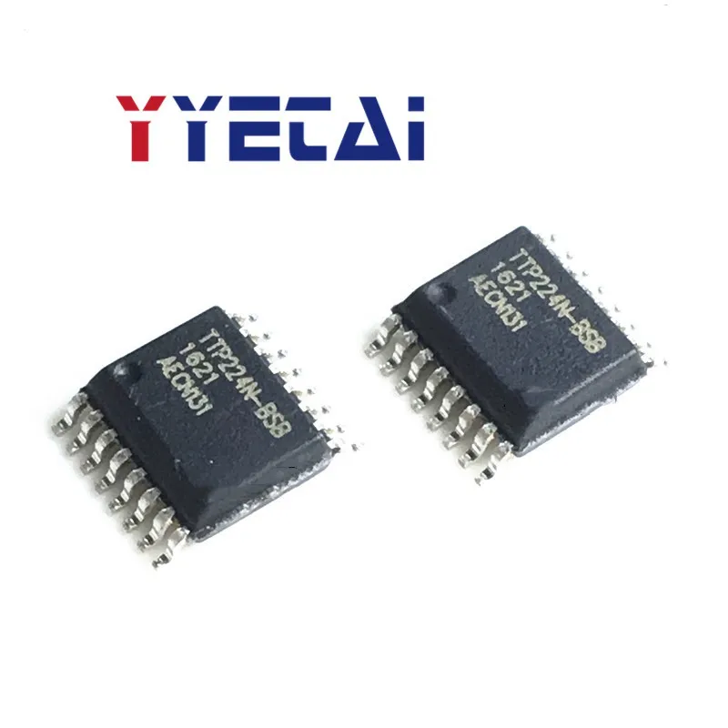 TAI 10PCS Brand new original TTP224N-BSB TTP224 SSOP16 4-button touch IC