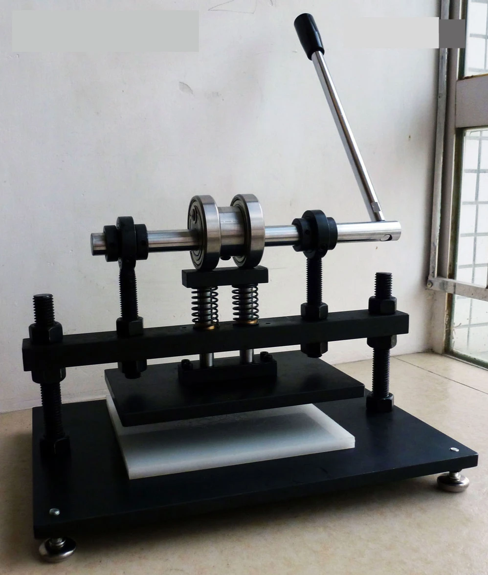 Leather indentation / cutting machine, manual die cutting machine, punching leather die cutting machine