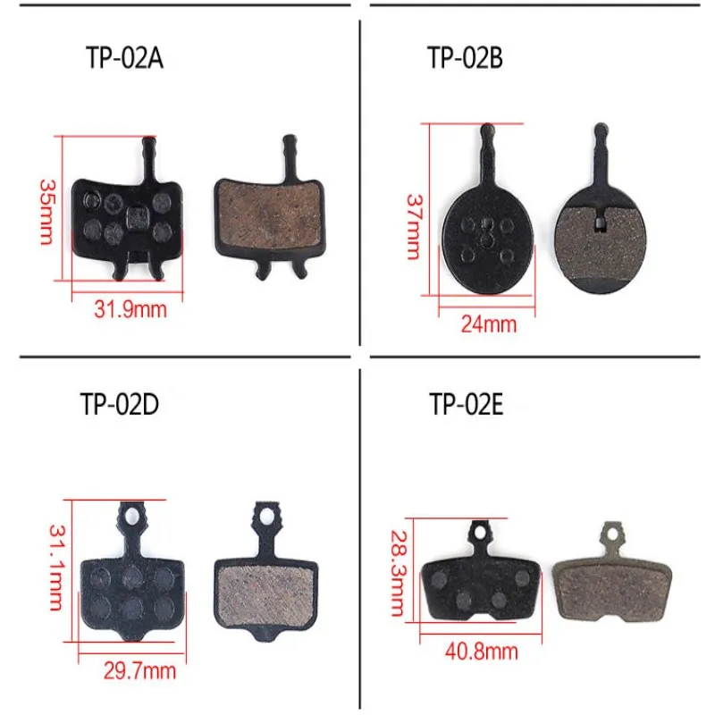 1 Pairs Semi-Metallic MTB Bicycle Disc Brake Pads for AVID Elixir & DB SRAM LEVEL TL & T / SRAM Force eTap AXS Cycling Bike Pads