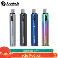 Original Joyetech eGo Pod Kit 1000mAh Battery Pen Vape 2ml eGo Pod Cartridge Electronic Cigarette with No button MTL Vaporizer