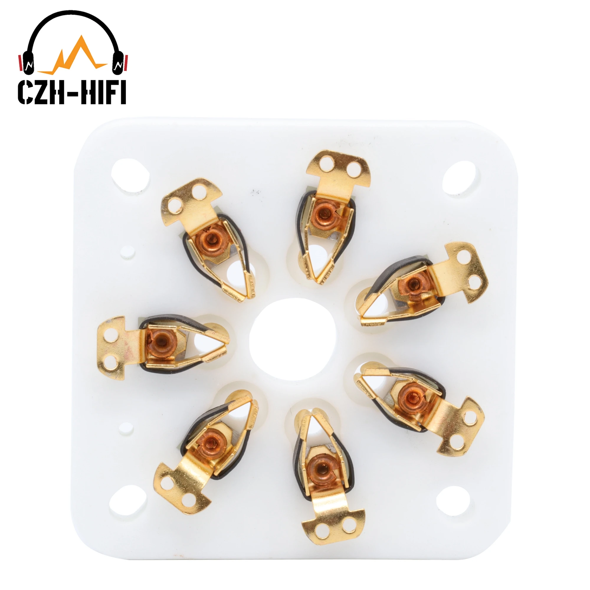 1PC 7PIN TUBE SOCKET B7A Ceramic VALVE BASE for 813 FU-13 4B27 5-125B 8001 Vintage Audio Amplifier DIY Project Chassis Mount