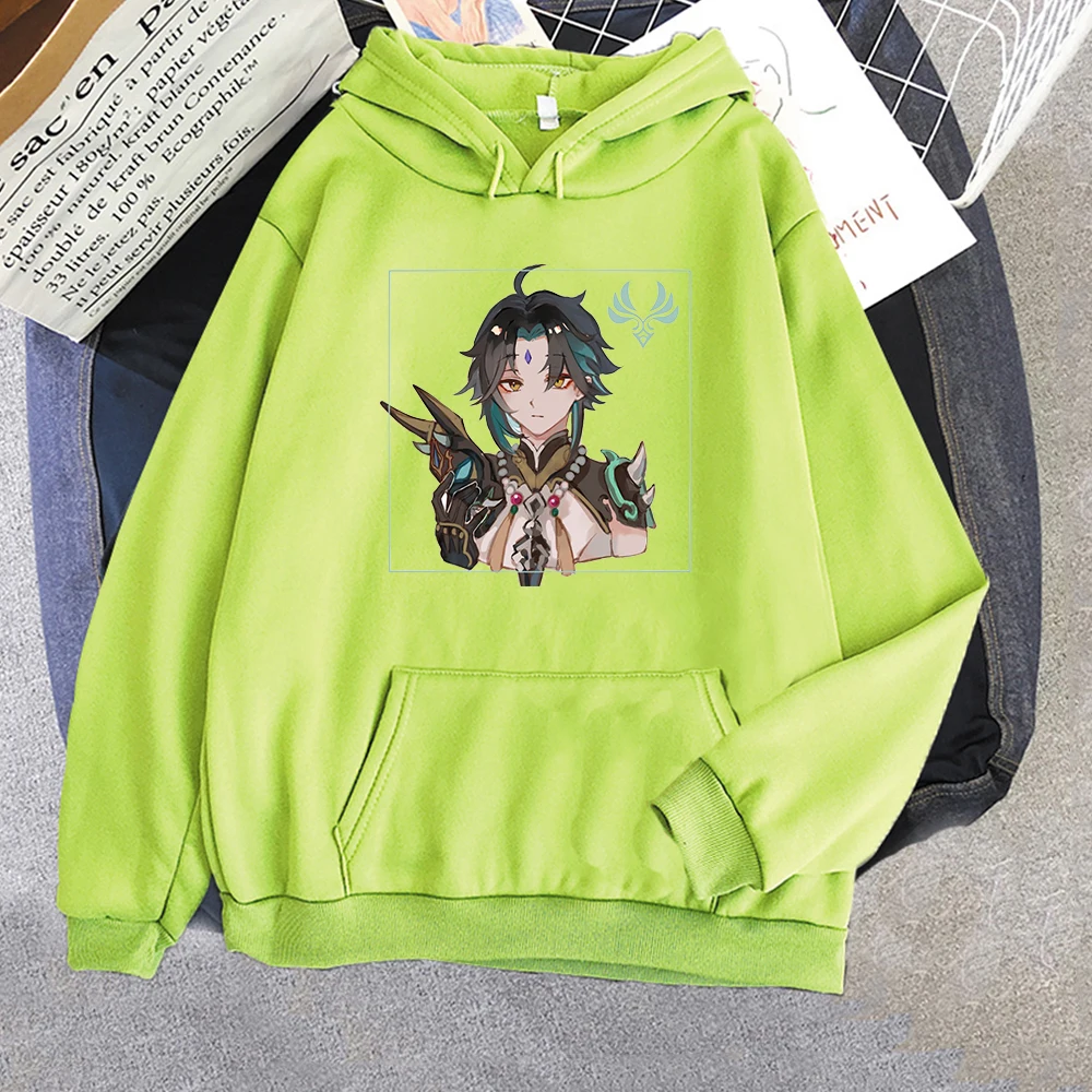 Genshin Impact Xiao Capuchon Kleding Vrouwen Sudadera Mujer Tops Harajuku Kleding Vrouw Herfst Winter Lange Mouw Hoodies Sweatshirt