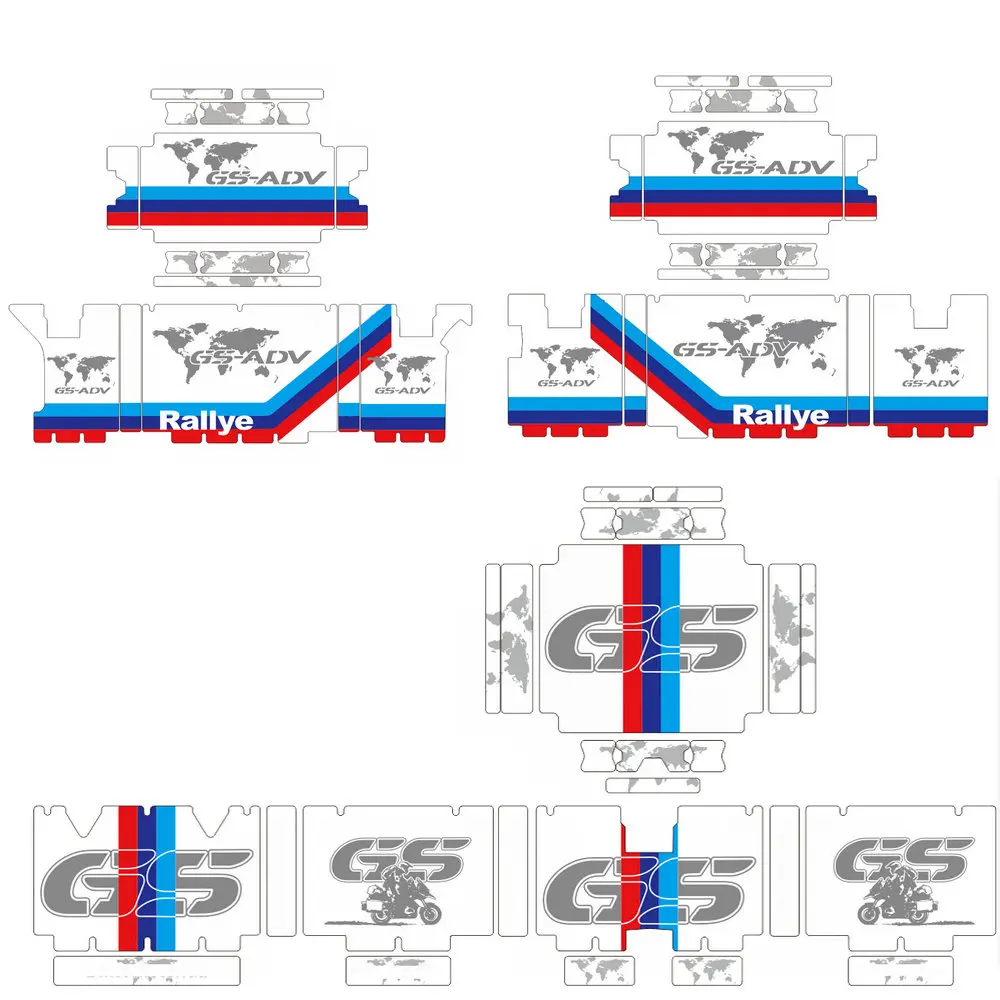 box Sticker Decal Suitable for f750gs f850gs ADV Decorative stickers for BMW Aluminum BOX Reflective waterproof wear resistant