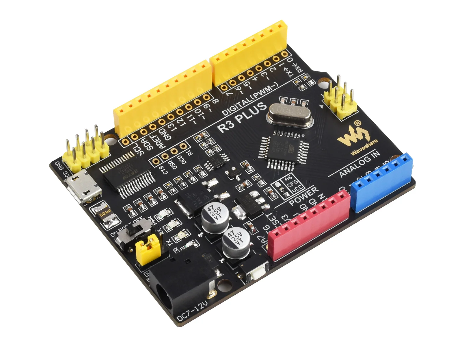 

R3 PLUS,ATMEGA328P Microcontroller Development Board, Arduino-Compatible