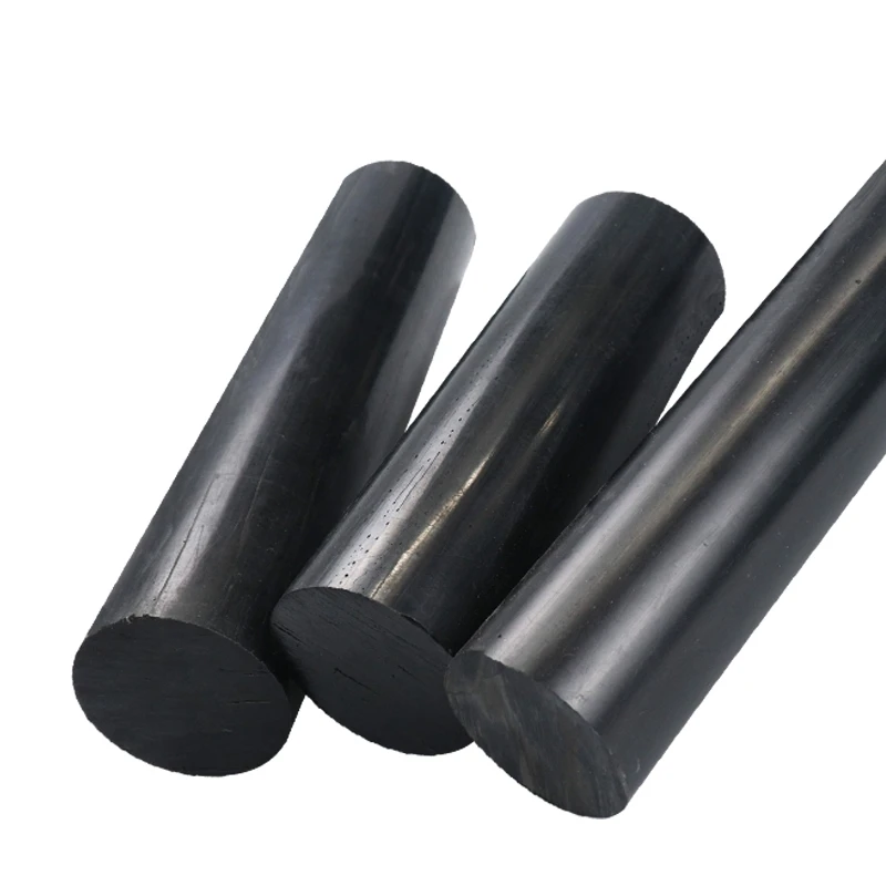 100mm length PA6 PA66 nylon rods sticks cylinder polyamide rod stick bar BLACK 15mm-50mm Outer diameter High Quality