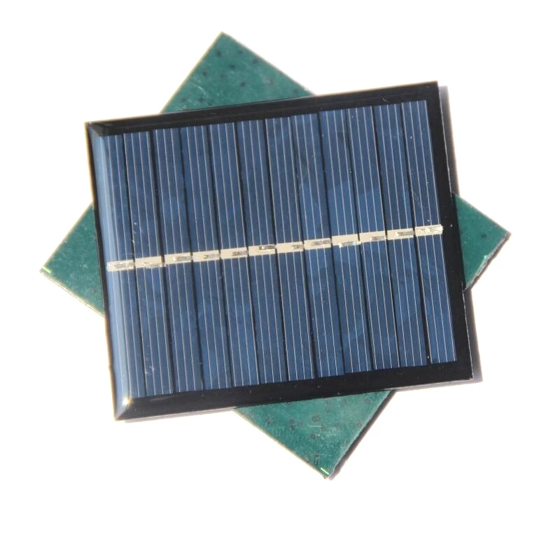 Solar Panel 6V 95MA Solar Cell Portable Mini DIY Module Panel System Charger For Battery Light Toy 70*60MM 100PCS