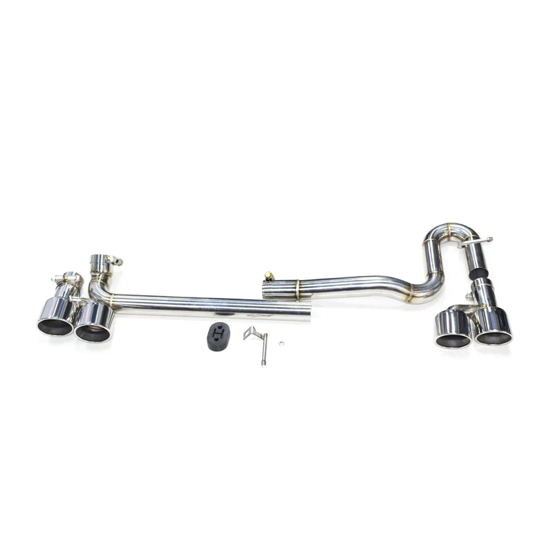Quad uitlaat eindpijpen voor VW Passat CC carbon fiber 304 roestvrij staal auto uitlaatpijp nozzle tuning upgrade