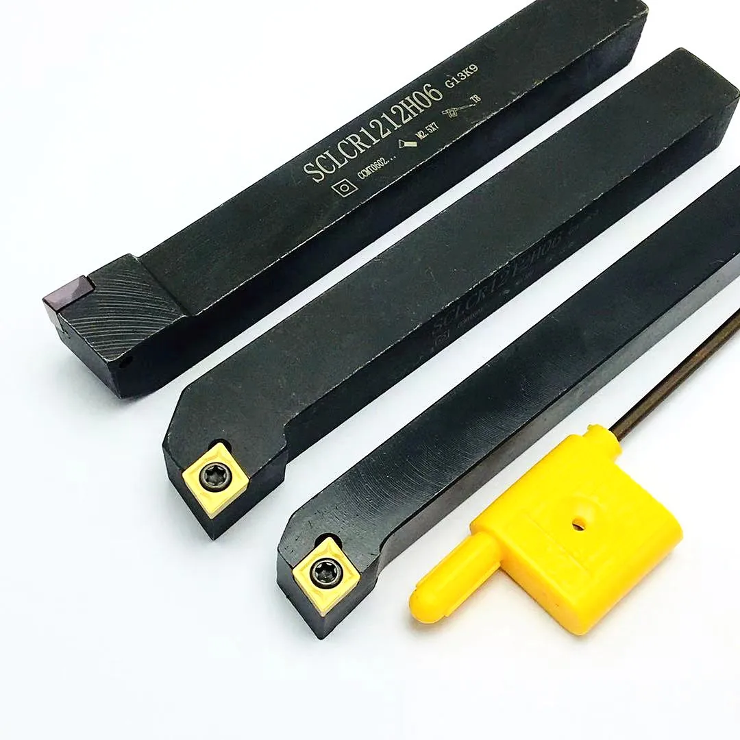 CCMT060204 inserti in metallo duro SCLCR1010H06 SCLCR1212H06 tool portautensili per tornitura esterna per utensili di alesatura CNC