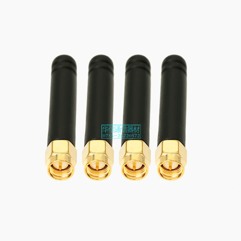 GSM glue stick omnidirecational antenna 868/900/915MHz wireless module SMA male connector 3DBi gain 5cm total length