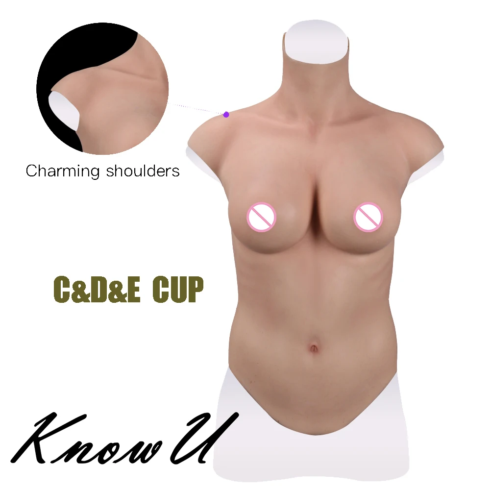 

KnowU Silicone C&D&E Cup Breast Forms Fake Boobs For Crossdresser Cosplay Silicone Filler