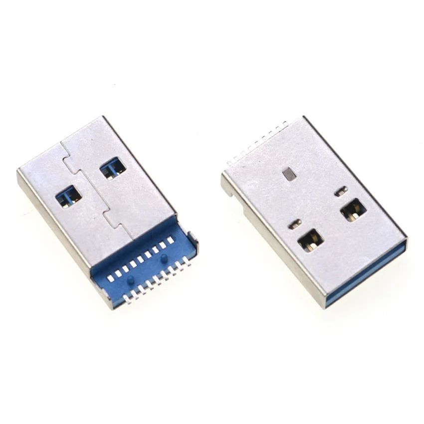 Cltgxdd 10pcs/set USB 3.0 Connector Male / Female Socket High Speed Data Transmission USB3.0 Jack For Laptop U Disk Printer