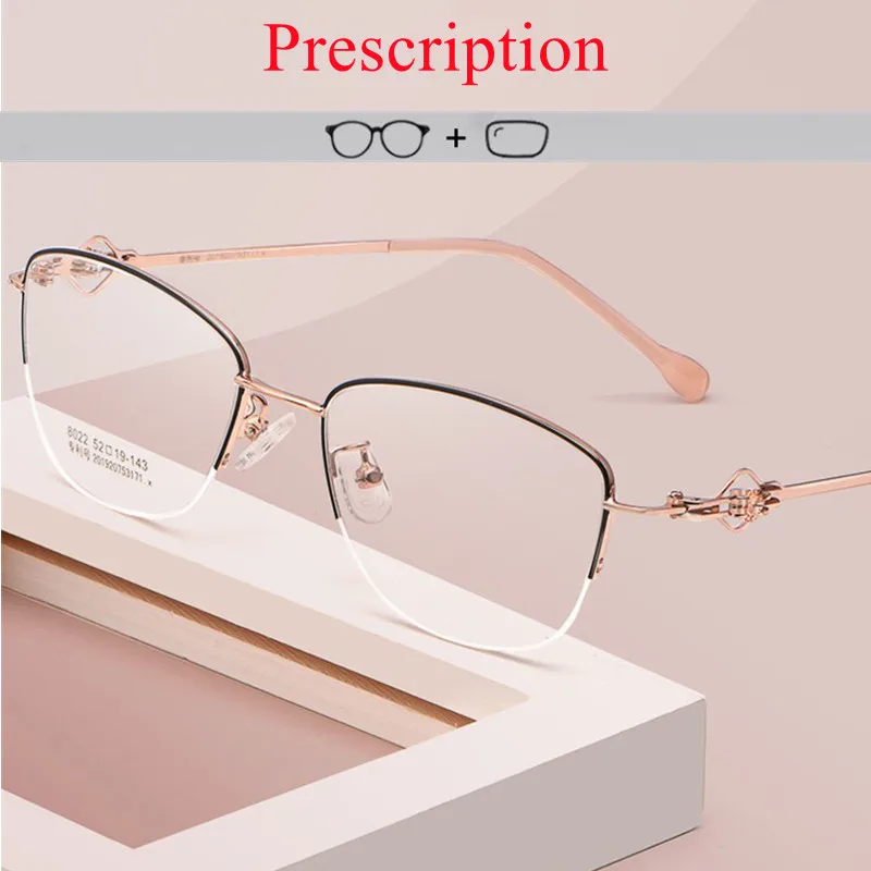 

Women Photochromic Prescription Glasses Progressive Multifocal Reading Glasses Anti Blue Ray Eyeglasses Myopia Computer Eyewear