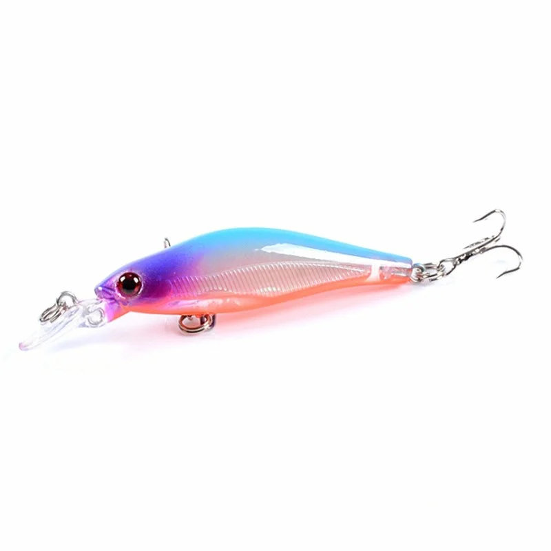 1Pcs Floating Laser Minnow Fishing Lures 8.3cm 6.2g Wobbler Crankbait Tackle 3D Eyes Hard Plastic Bait  Bass Pike Carp Fishing