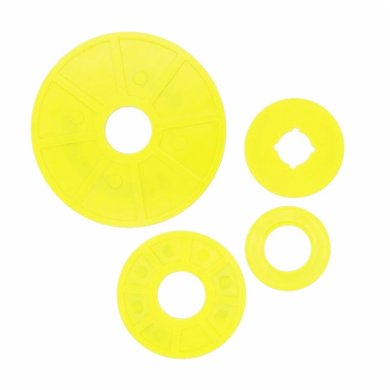 Yellow Emergency Stop PushButton Switch Accessory Warning Legend Label Mark Round Ring Plate 90mm 60mm 40mm