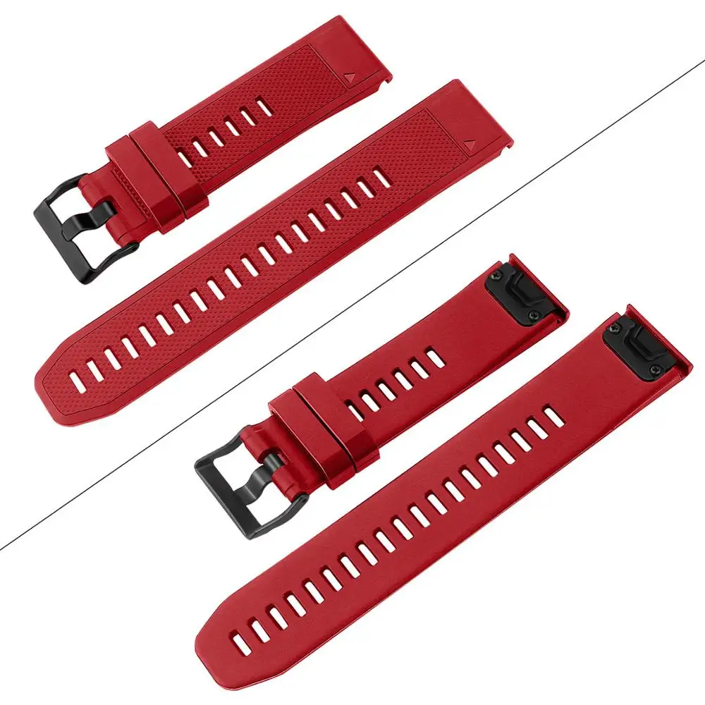 26 مللي متر 22 مللي متر 20 مللي متر Easyfit حزام الفرقة للغارمين فينيكس 6 6X 6S 5S 5 5X زائد 3HR سلف 935 945 ووتش سرعة الافراج سيليكون الفرقة