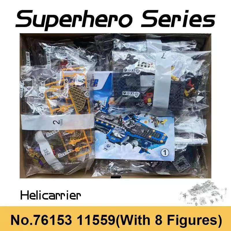 Super Heroes Mobile Base Batmobile Building Blocks 5in1 Motorcycle Airplane Car Truck Vehicle Bricks Toys For Children\'s Gifts