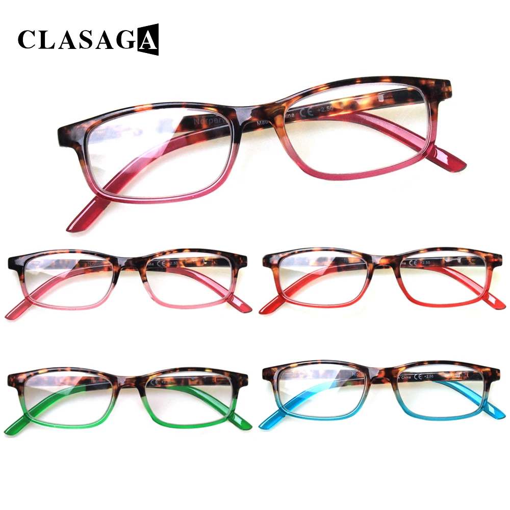 

CLASAGA Spring Hinges Reading Gasses Men and Women Light and Comfortable HD Reader Eyewear Diopter +1.0+2.0+3.0