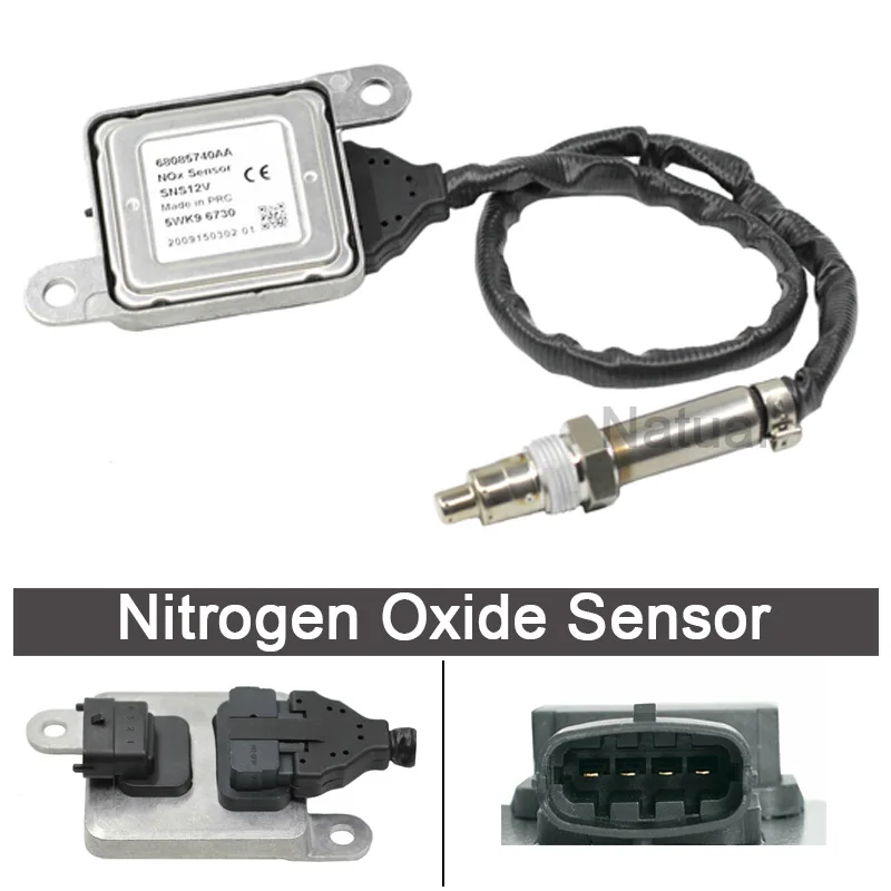 12V Genuine Nox Nitrogen Oxygen Sensor 5WK96730 5WK9 6730 For Dodge Ram 2500 3500 4500 5500 5.7 6.4 6.7L 2013-2015 68085740AA