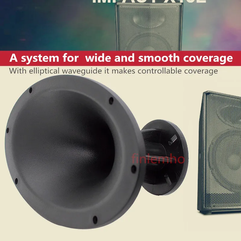 1 قطعة مكبر صوت DJ مكبر الصوت القرن 1 "الحلق البيضاوي الموجي 90 درجة x 60 درجة ل IMPACT-X15 الصوت المهنية ايفي نظام المسرح المنزلي سيارة