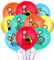 10Pcs/Lot One Piece Balloons Luffy Chopper Balloon Birthday Decoration Balls Globos Party Decorations Kids Classic Toys Gifts