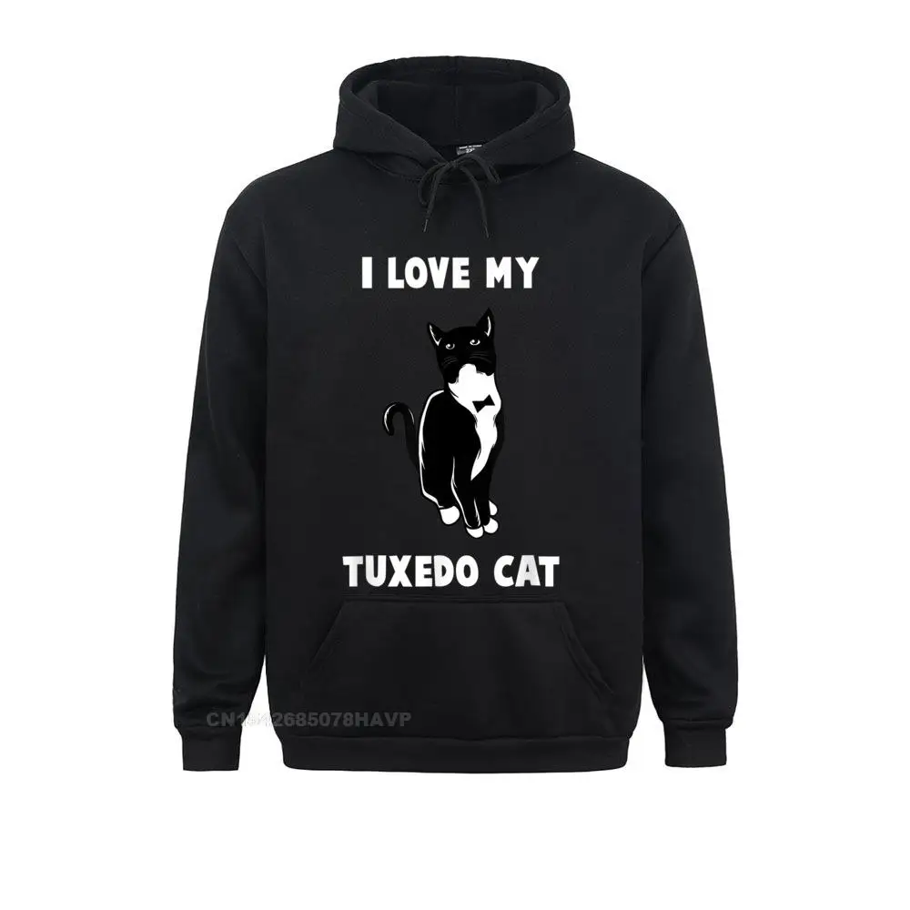 

I Love My Tuxedo Cat Аниме Толстовка Кот влюбленный Аниме Толстовка свитер для мужчин свитер в стиле аниме толстовки модная новинка крутые