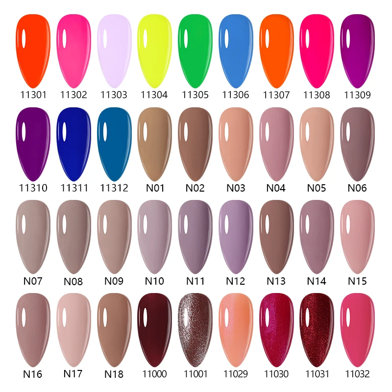 NAILCO New Arrival Amusing 44Color Primer Gel Varnish Soak Off UV LED Gel Nail Polish Esmalte Base Coat Top Gel Varnishes Polish