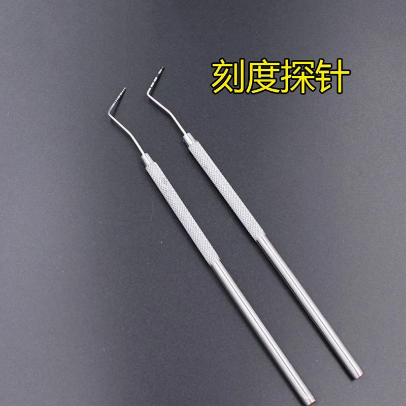 1 Piece Dental Stainless Steel Periodontal probe with Scaler Explorer Instrument Tool Endodontic Dentist Tools Dental Lab