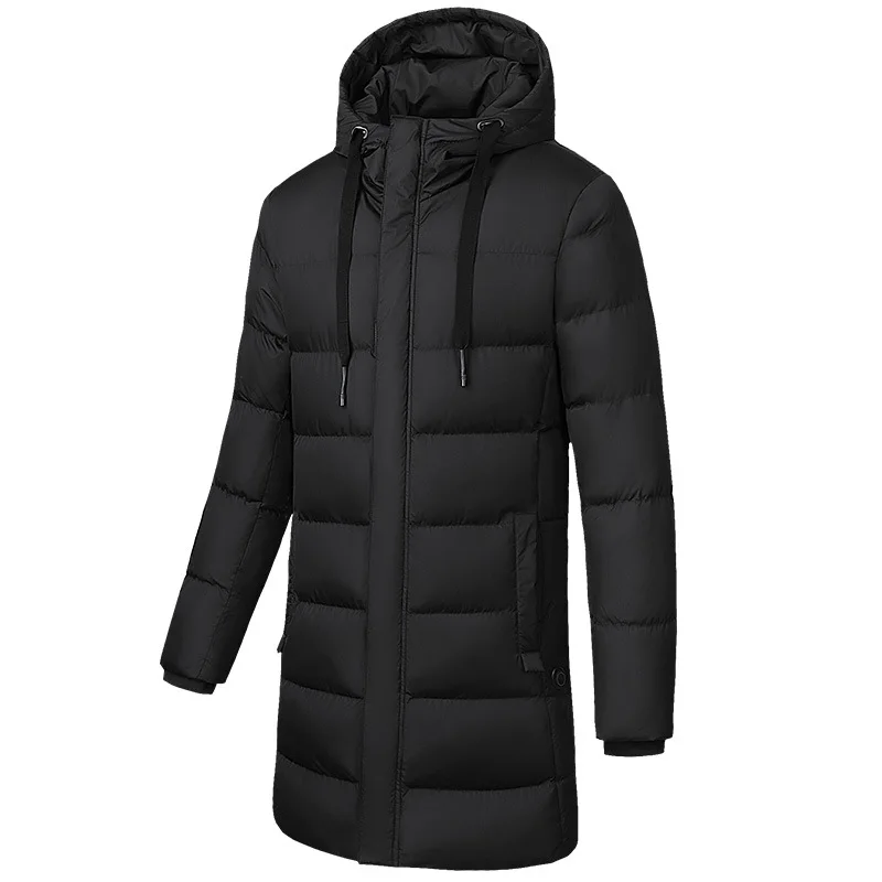 Winter Warm Heated Jackets Long Section Electric Heating Coat Outdoors Cotton Men Women Hight Quality Down Jacket P9111