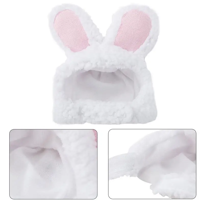 Funny Pet Dog Cat Rabbit Ears Hat Rabbit Wig Costume Winter Warm Puppy Headwear New Year Party Cosplay Clothes Pet Accessories