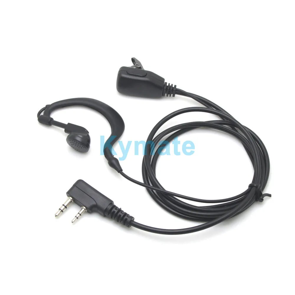 

Earpiece For UV-5R BF-888S Two Way Radio Microphone K Port Baofeng Walkie Talkie Acoustic Tube Headset Mic 2 PIN PTT