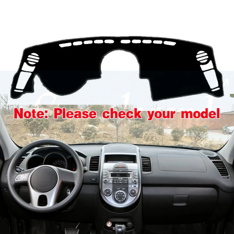 For KIA Soul 2009 2010 2011 2012 2013 AM Anti-Slip Mat Dashboard Cover Pad Sunshade Dashmat Protect Carpet Anti-UV Accessories