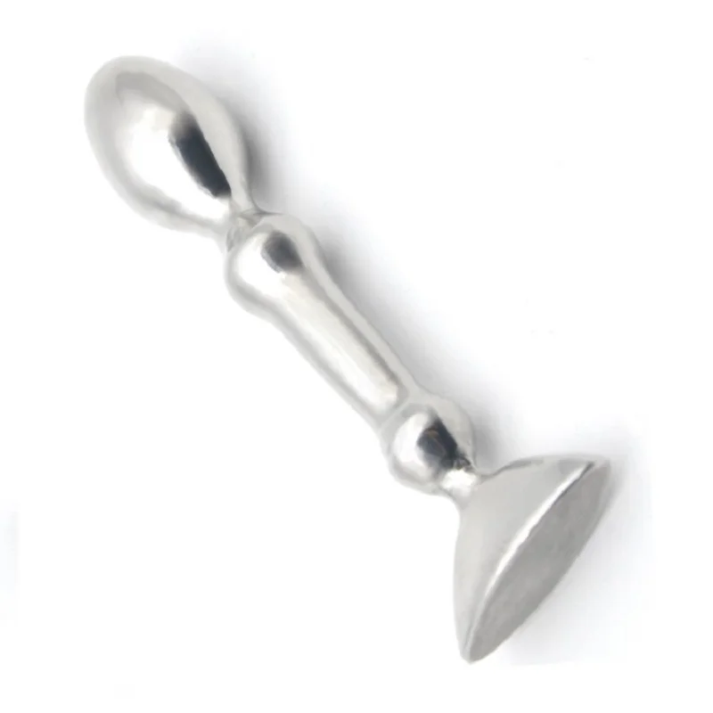 Stainless steel Prostate massager G-spot Metal Anal beads Hook Butt Plug Wearable Adult unisex Sex toy for men women