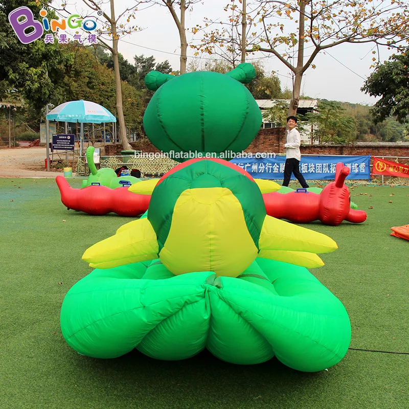 Customized 3m Length Giant Inflatable Insects / Big Worm Inflatables for Decoration Toys