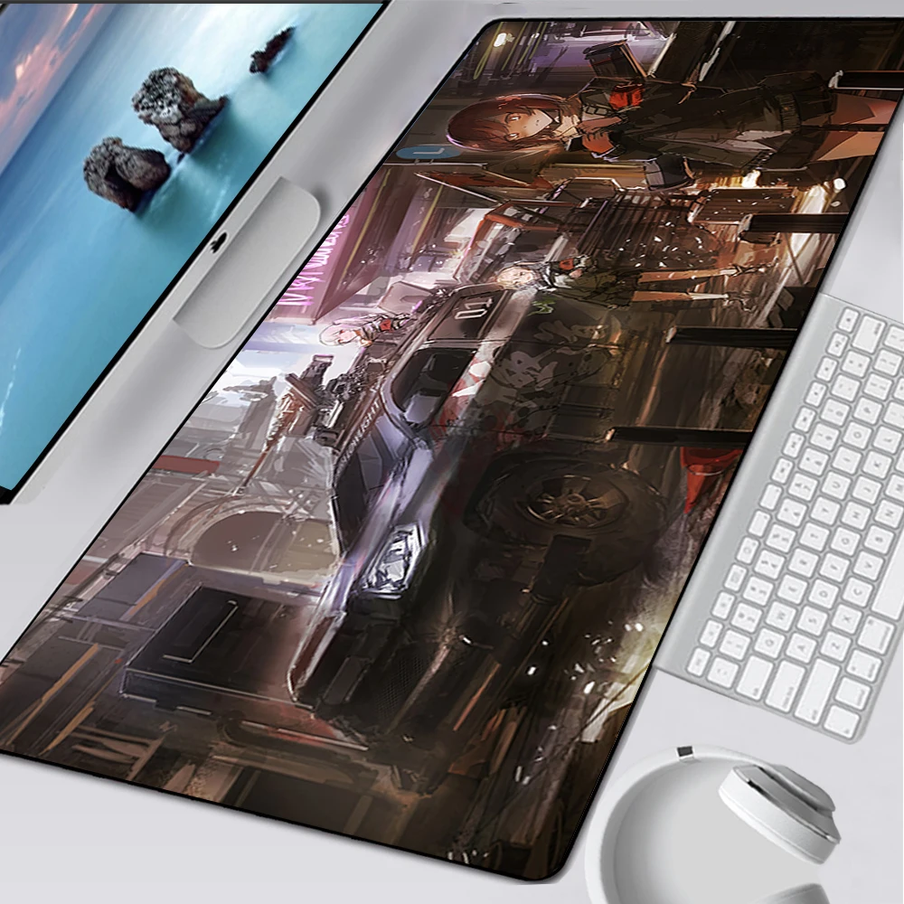 Large Gaming Mouse Pad Computer Mousepad PC Gamer Mouse Mat Laptop Mausepad Girls Frontline Mouse Carpet Keyboard Mat Desk Pad