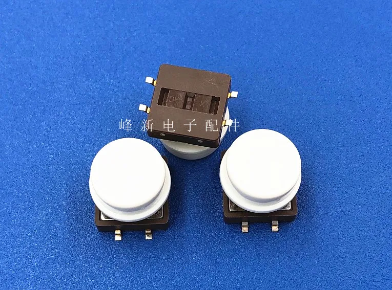 2Pcs Taiwan 12*12 patch 4 foot tact switch with hat button switch micro-button reset jog switch