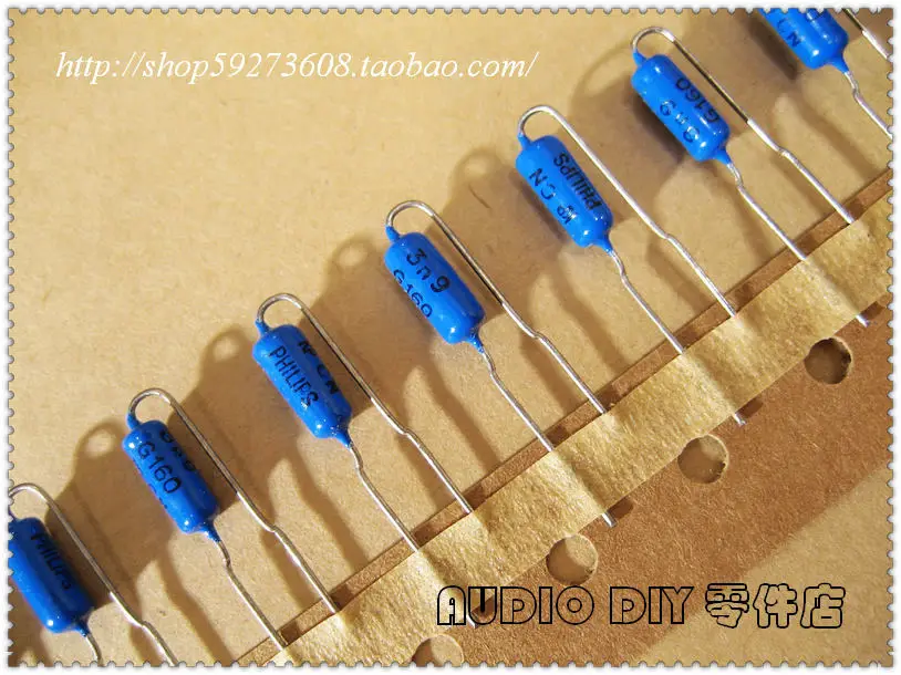 

30PCS/50PCS Holland BC standard KP461 3900pF/160V 2% axial tin film capacitor (3.9nF 392) free shipping