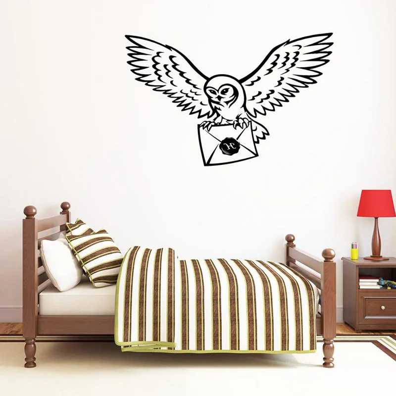 

Owl Wall Vinyl Sticker Potter Wall Decal Art Home Decoration Kid Room Decal Nursery Room Gift E22