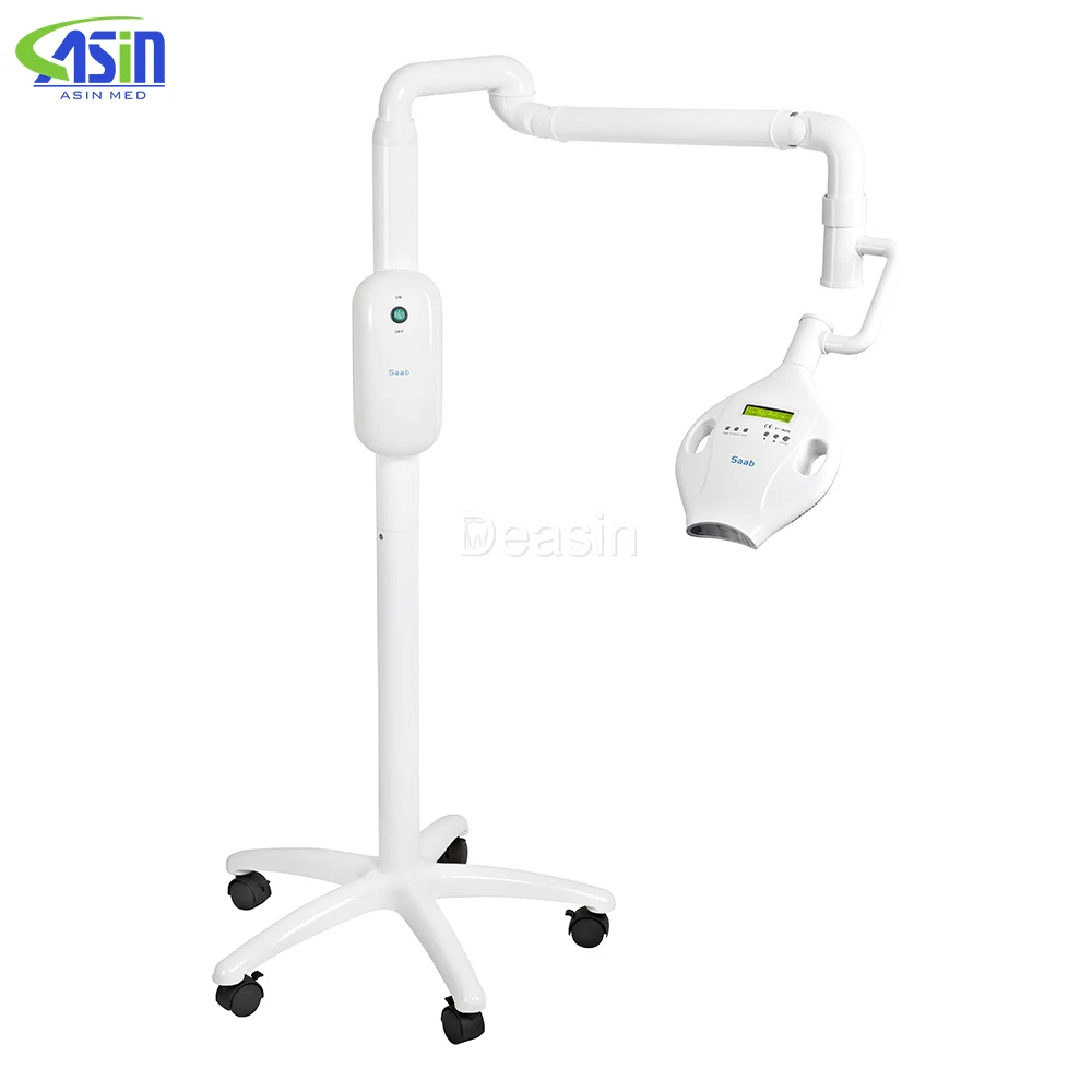 

Dental multifunctional whitening bleaching instrument adjustable floor type dental material for removing yellow teeth