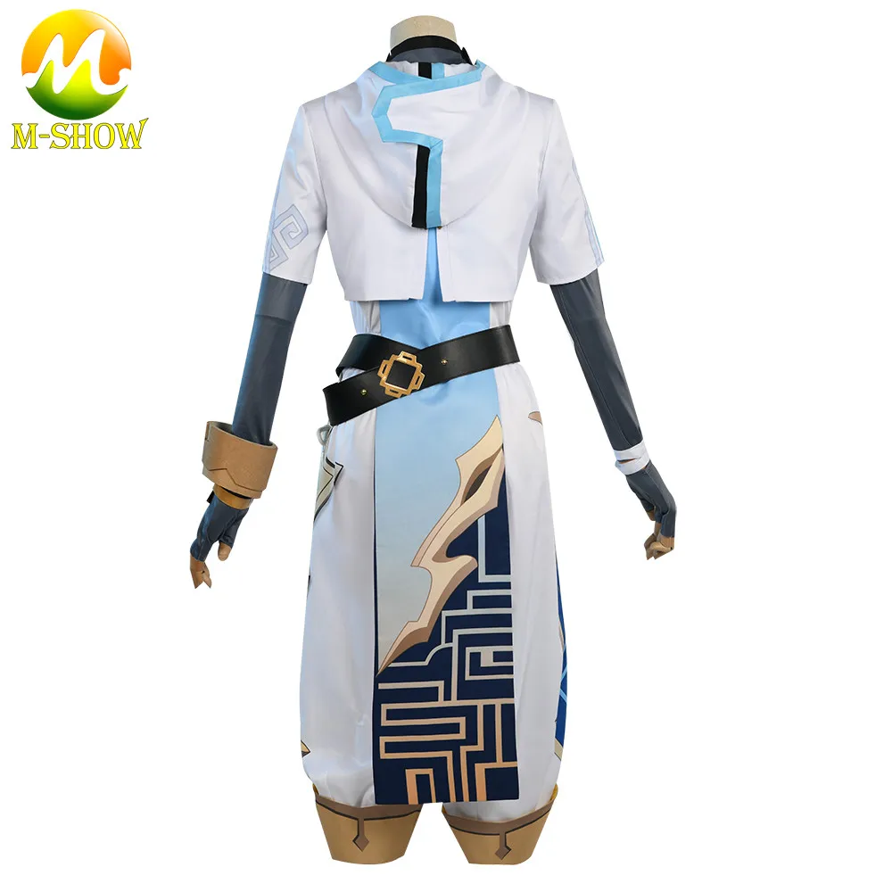 

Game Genshin Impact Cosplay Chongyun Cosplay Costume Anime Uniforms Halloween Fancy Suit Women Outfit Any Size