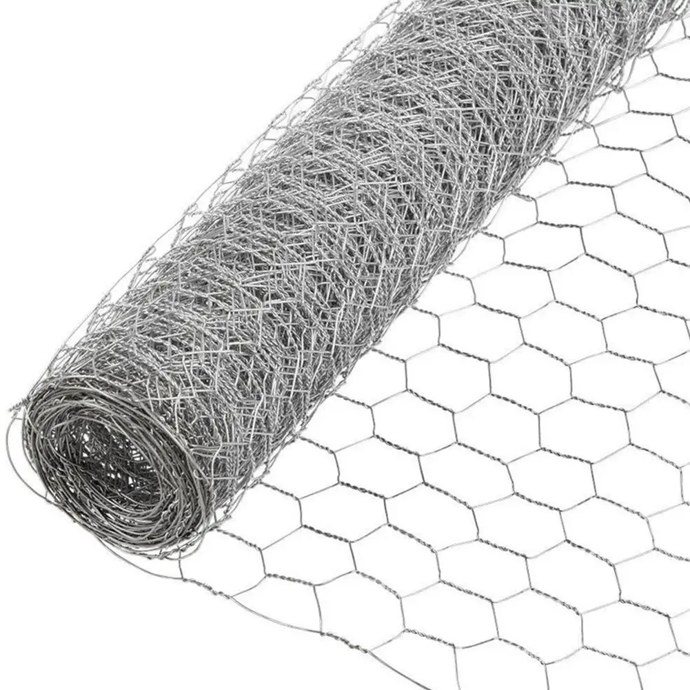 

0.4x5m Wire Fence, Hexagonal Wire Mesh, Stainless Steel Mesh Filter Net, Metal Front Repair Fix Mesh, Chicken Fence Wire Netting