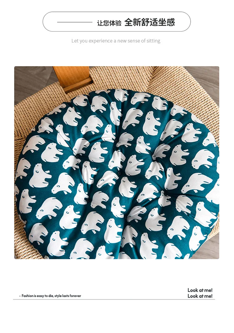 Cuscino rotondo per divano da 35 cm in velluto, cuscini decorativi morbidi pieghettati, cuscino da pavimento per meditazione, cuscino decorativo per la casa per soggiorno, divano, letto, auto, sedia