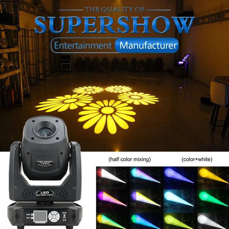 

Professional 120W LED Spot Moving head light Stage DJ Lighting for Party Catwalk Show DJ Equipment