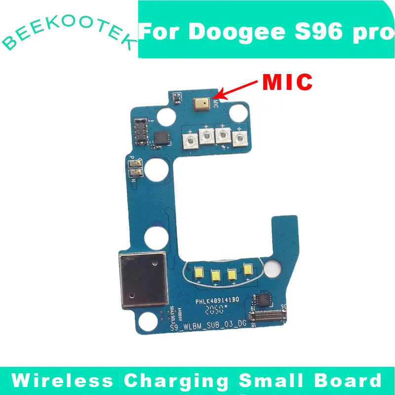 New Original Doogee S96 Pro Wireless Charging Small Board with MIC Flash-Light For 6.22 inch DOOGEE S96 Pro Smart Phone