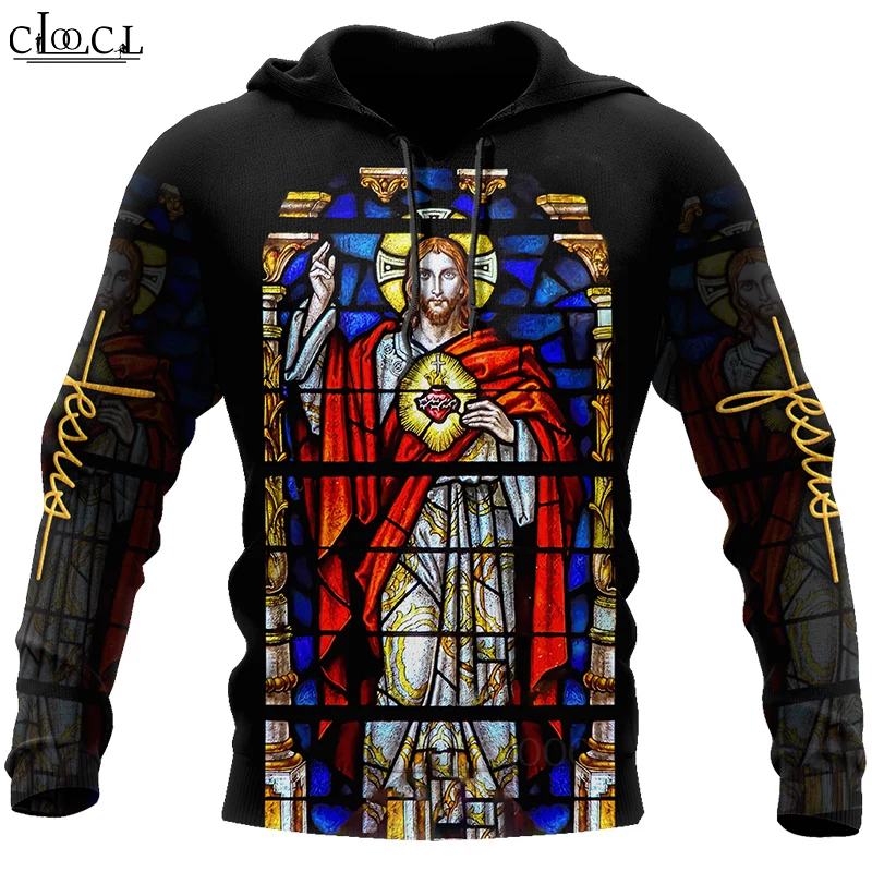 

HX Newest Popular God Religion Christ Jesus 3D Print Fashion Hoodie Harajuku Streetwear Men Women Tracksuit Tops Drop Shipping